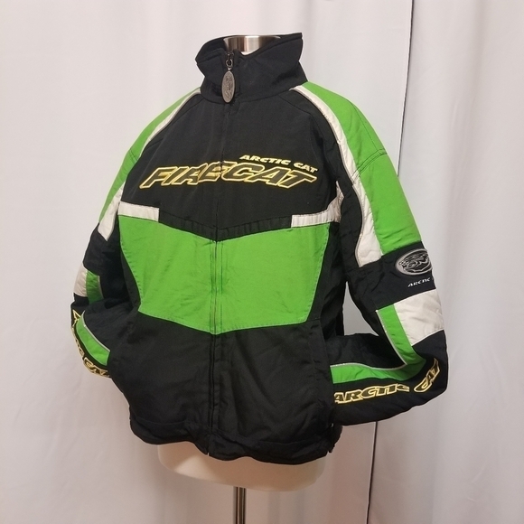 Arctic Cat Arcticwear Snowmobile Jacket Spellout Wearable Liner Size Woman's M - Picture 7 of 12